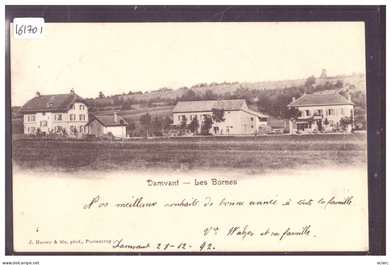 DAMVANT - LES BORNES - TB - Damvant