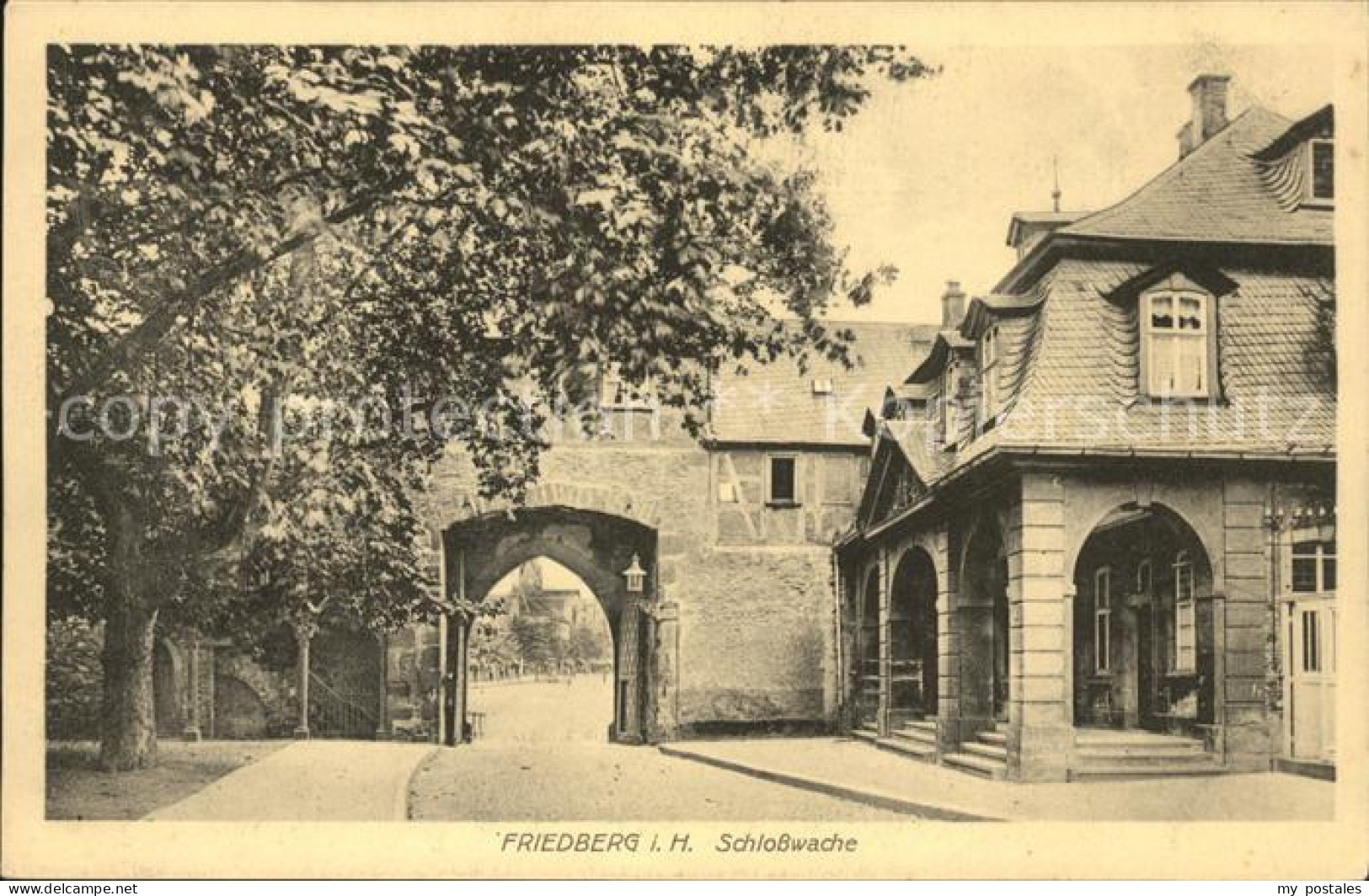 41594299 Friedberg Hessen Schlosswache Tor Friedberg (Hessen) - Friedberg