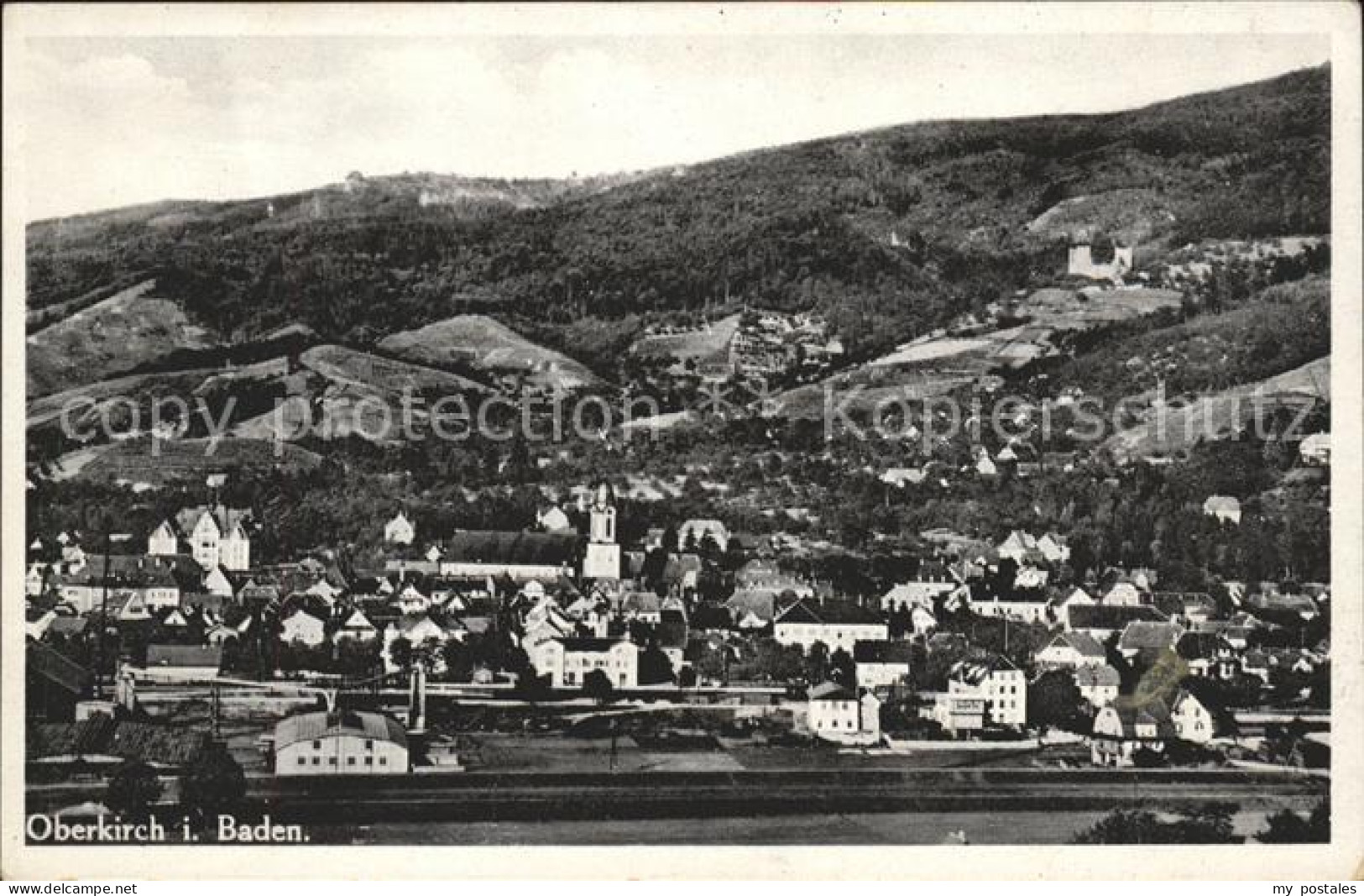 41594071 Oberkirch Baden Ortsansicht Mit Kirche Oberkirch - Oberkirch