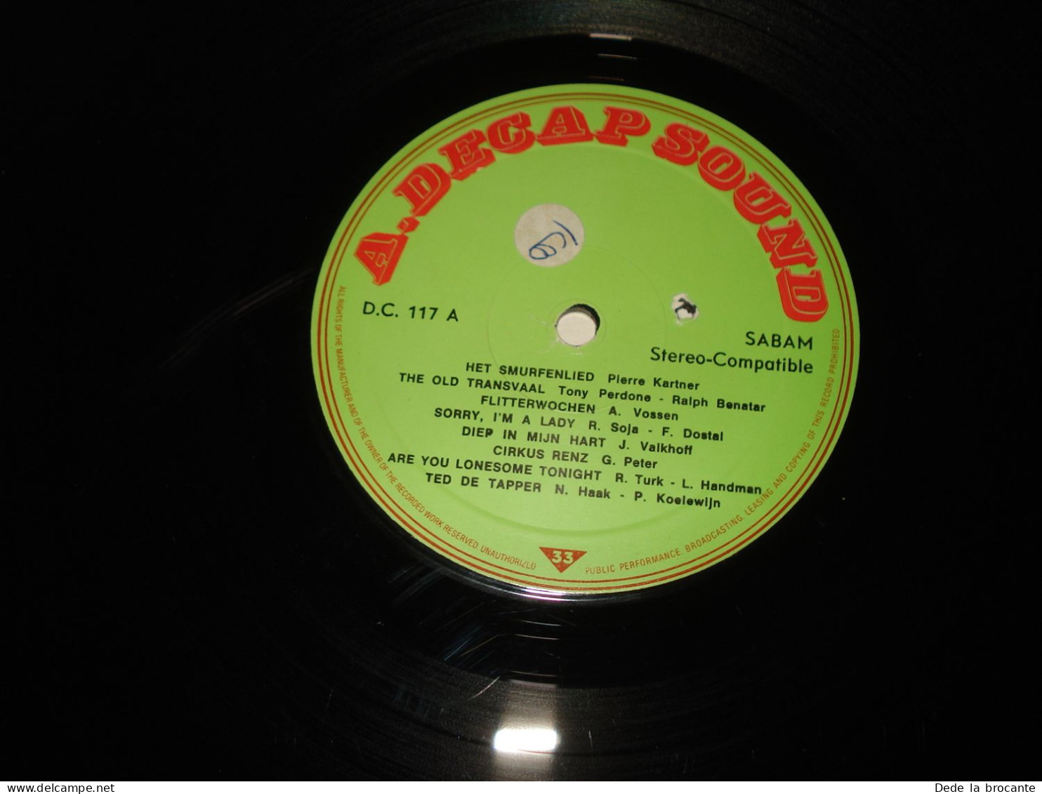 B13 / Schtroumpfs  – Decap-Sound N°17 - LP  - D.C. 117 - BE 19??  NM/VG - Schallplatten & CD