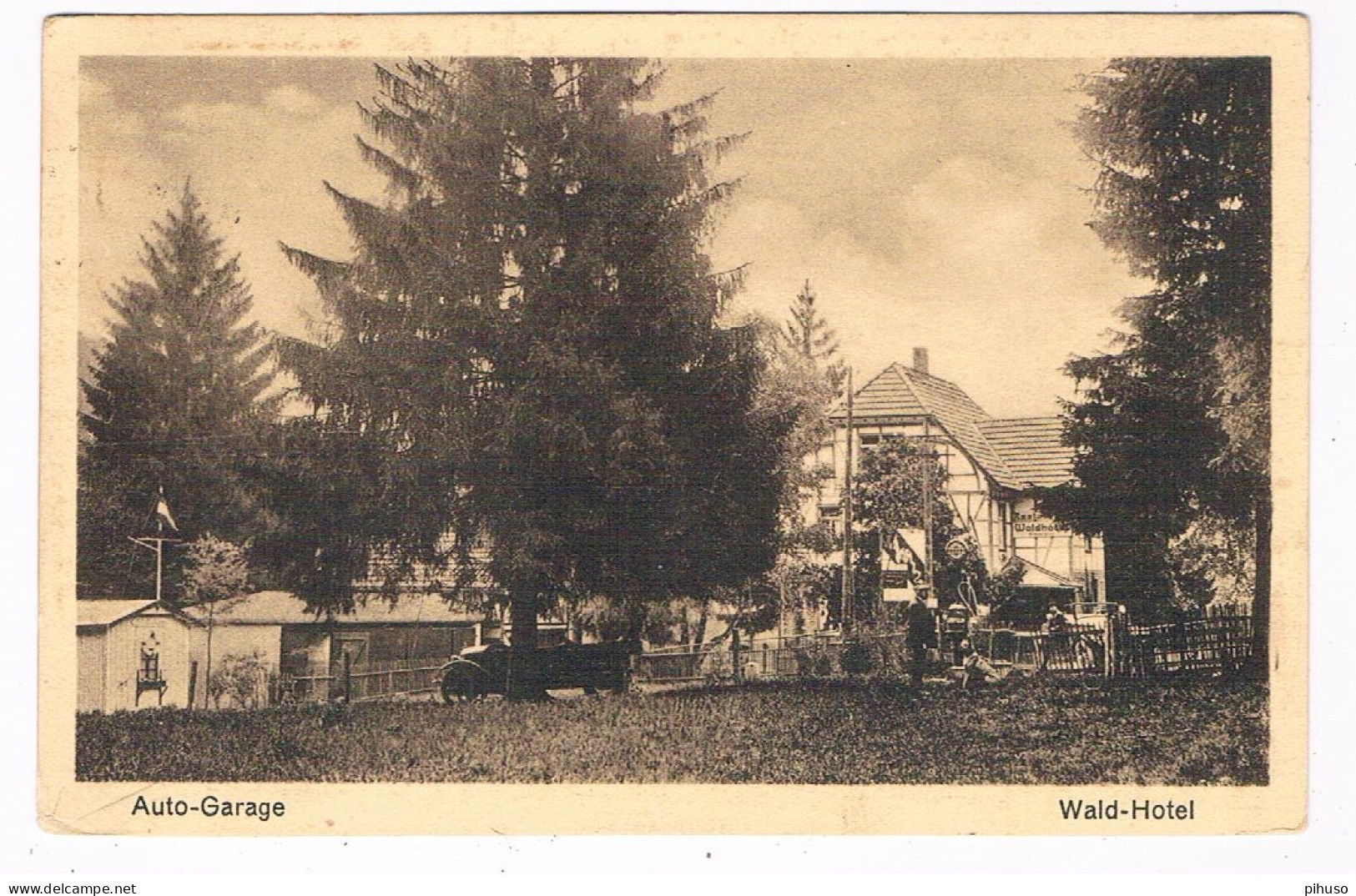 D-16262  GEMÜND : Wald Hotel Gemünd - Auto Garage - Schleiden