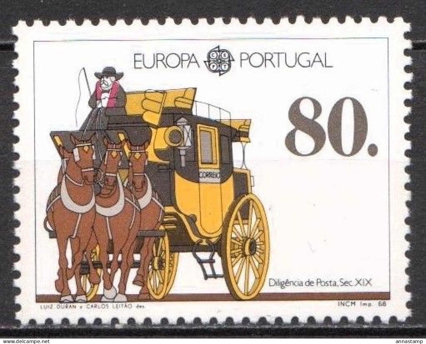 Portugal MNH Stamp - 1988