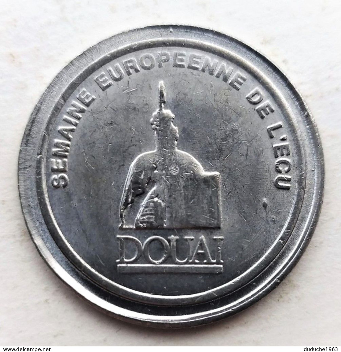 Euro Des Villes/Temporaire - Douai - 1 écu 1991 - Euro Delle Città