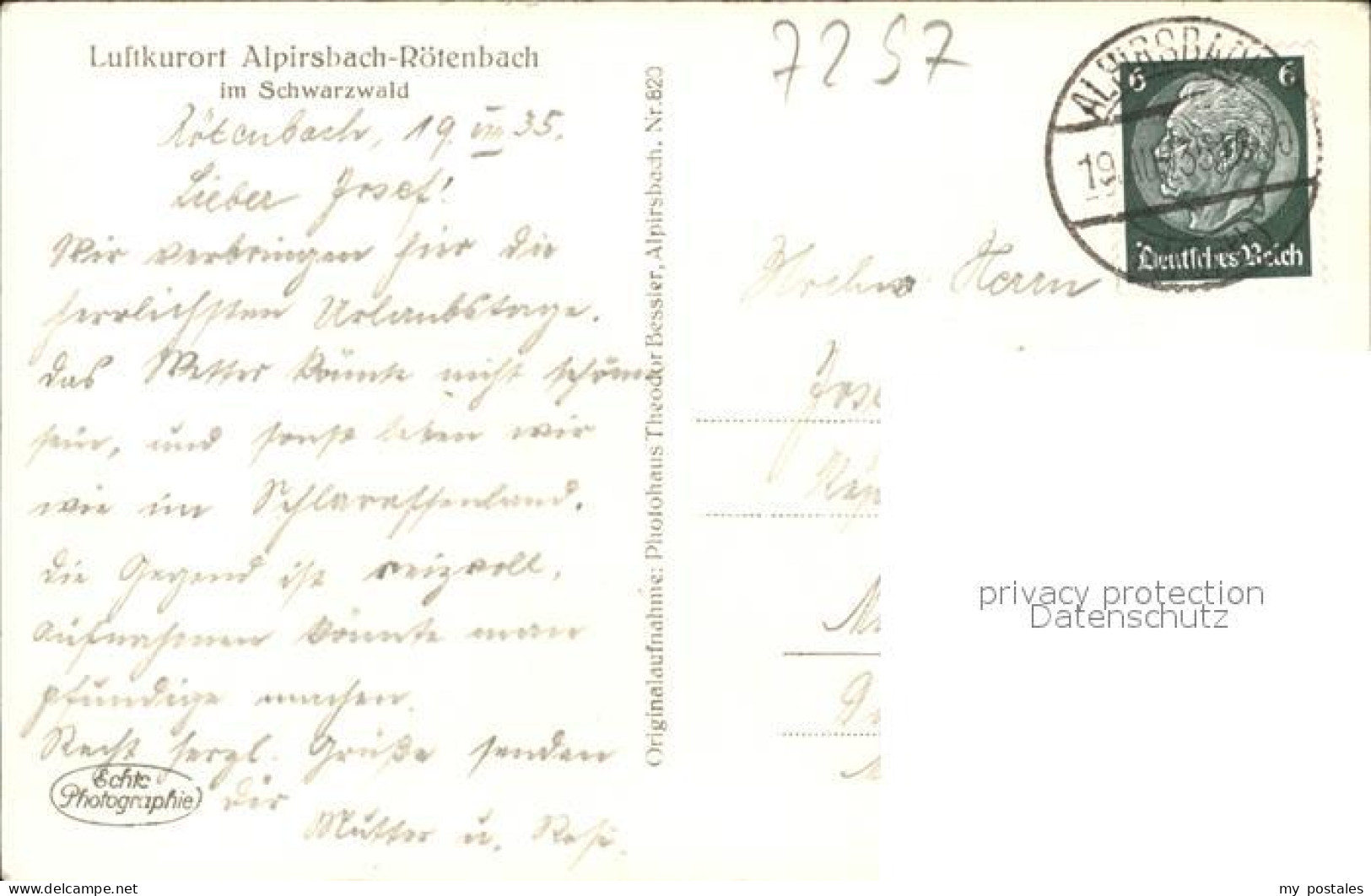 41593493 Roetenbach Alpirsbach Gesamtansicht Alpirsbach - Alpirsbach