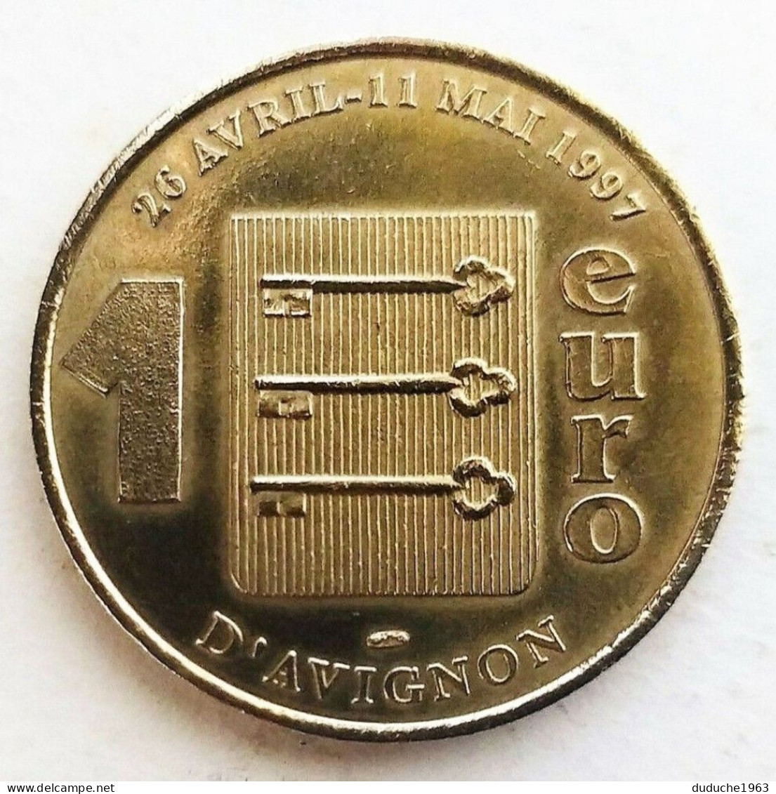 Euro Des Villes/Temporaire - Avignon 1 Euro 1997 - Euro Delle Città