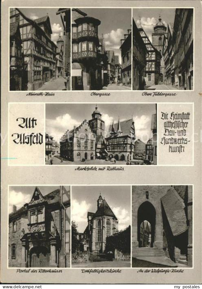 41593175 Alsfeld Alt-Alsfeld Fildergasse Marktplatz Rathaus Alsfeld - Alsfeld