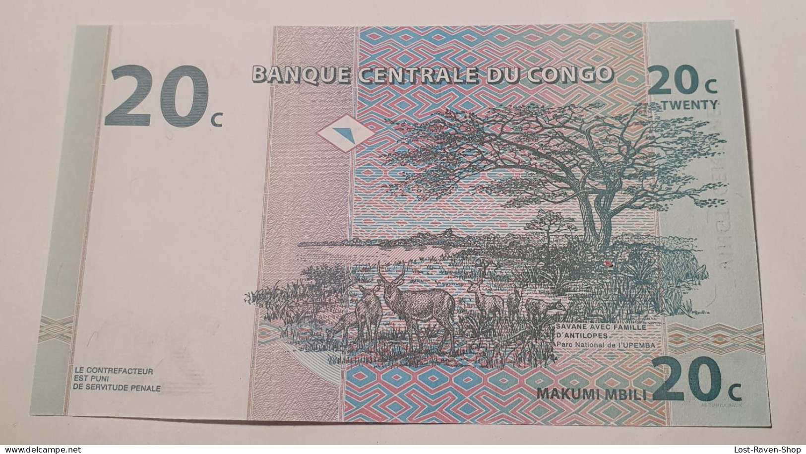 20 Centimes - Kongo - Zonder Classificatie