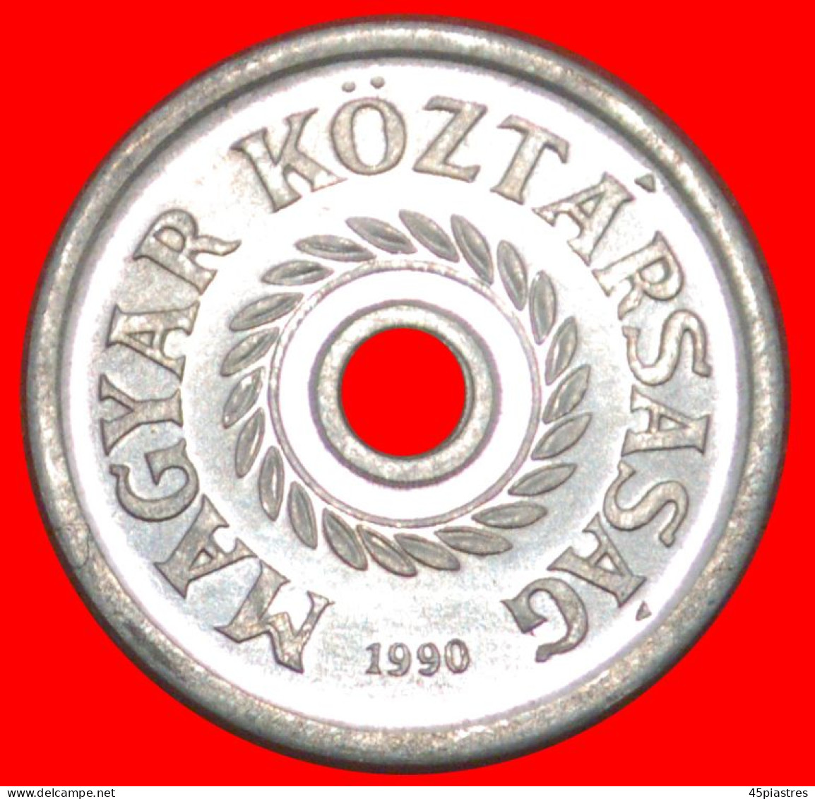 * POST-COMMUNIST TYPE (1990-1992): HUNGARY  2 FILLERS 1990 UNC MINT LUSTRE! · LOW START ·  NO RESERVE! - Hongrie