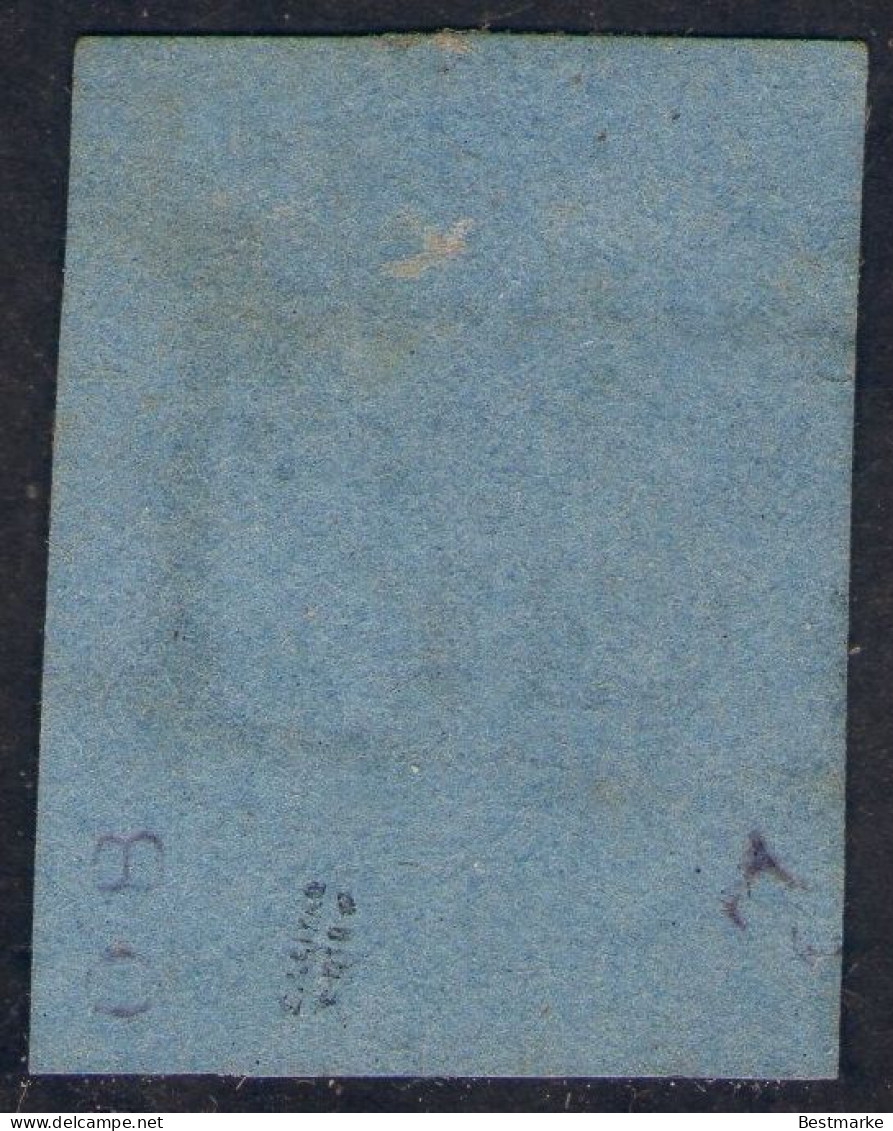 JEVER 26/4 Auf 1 Groschen Blau - Oldenburg Nr. 6 A Mit DZ/Abart - Signiert - Oldenburg