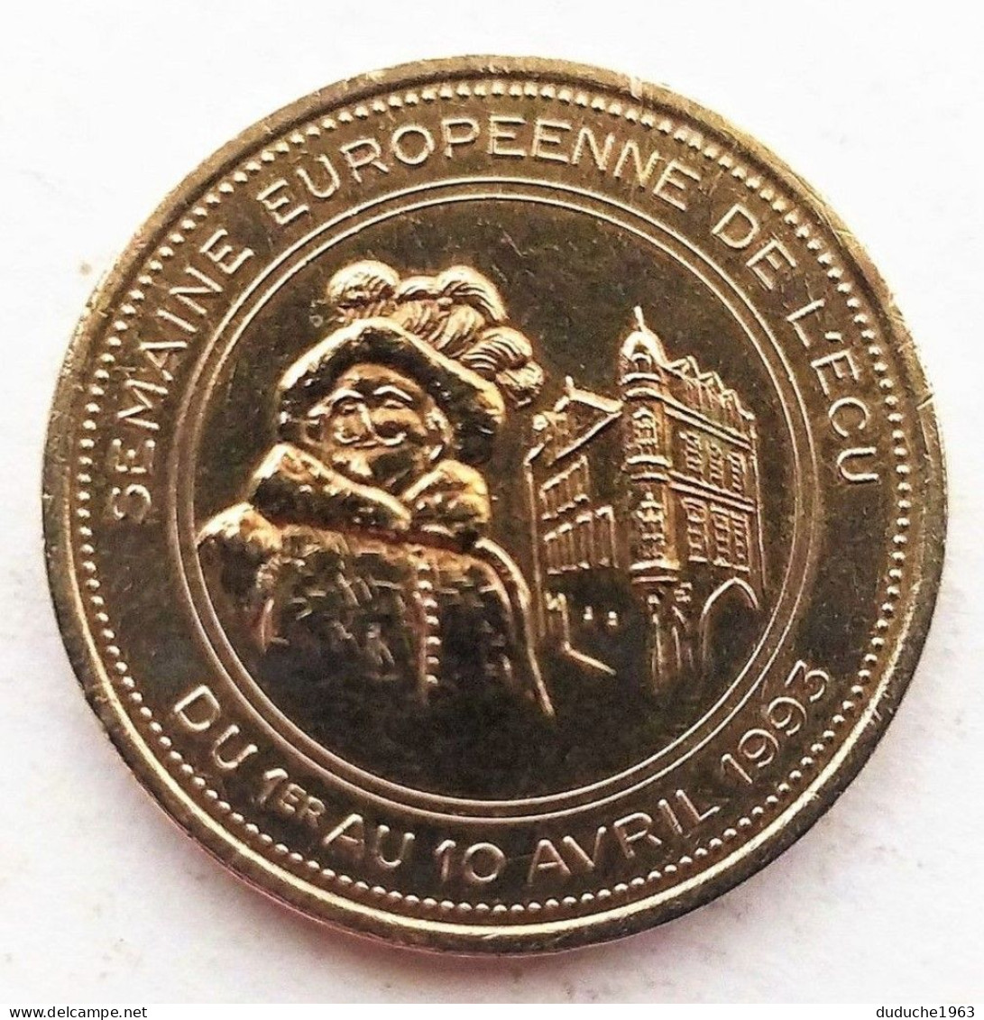 Euro Des Villes/Temporaire - Bergerac - 1 écu 1993 - Euros Of The Cities