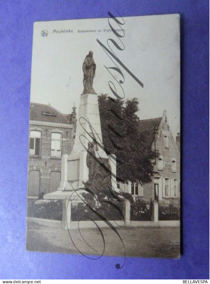 Meulebeke: Monument De Guerre 1914-1918 - Kriegerdenkmal