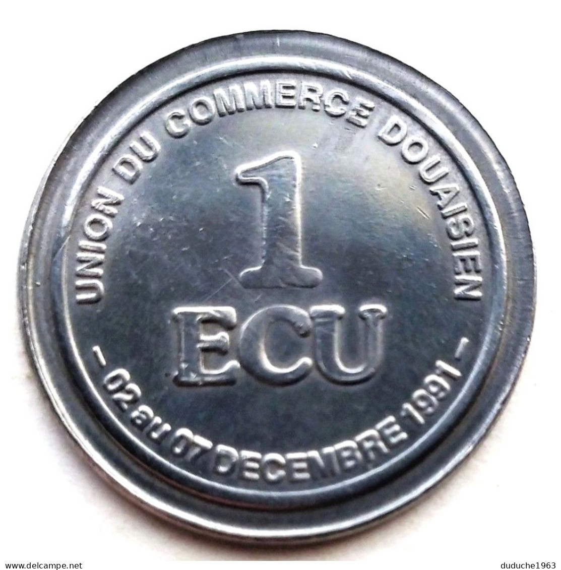 Euro Des Villes/Temporaire - Douai - 1 écu 1991 - Euro Der Städte