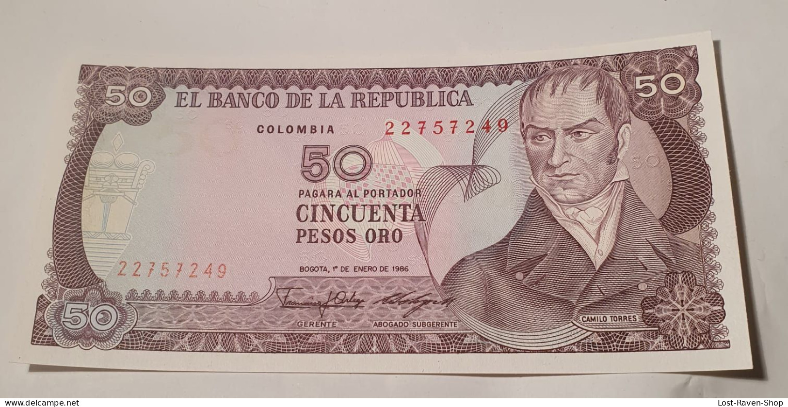 50 Pesos Oro - Kolumbien - Colombie