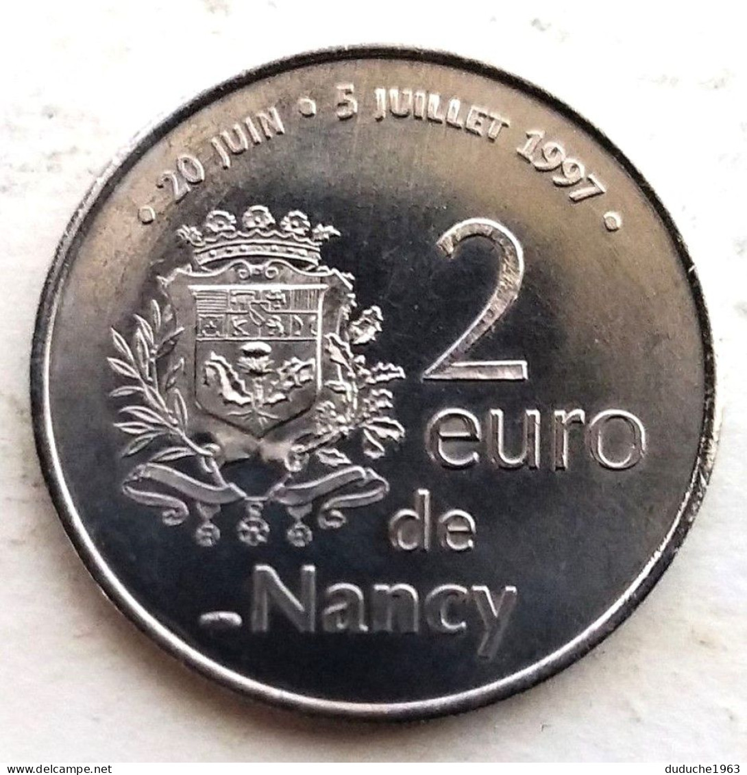 Euro Des Villes/Temporaire - Nancy - 2 Euro 1997 - Euro Der Städte