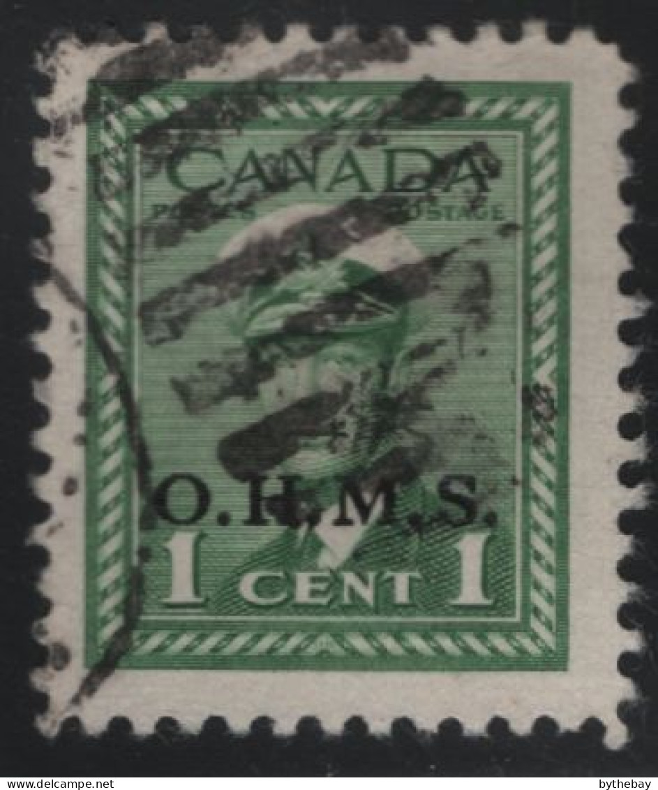 Canada 1949-1950 Used Sc O1 1c KGVI War O.H.M.S. Overprint - Sovraccarichi