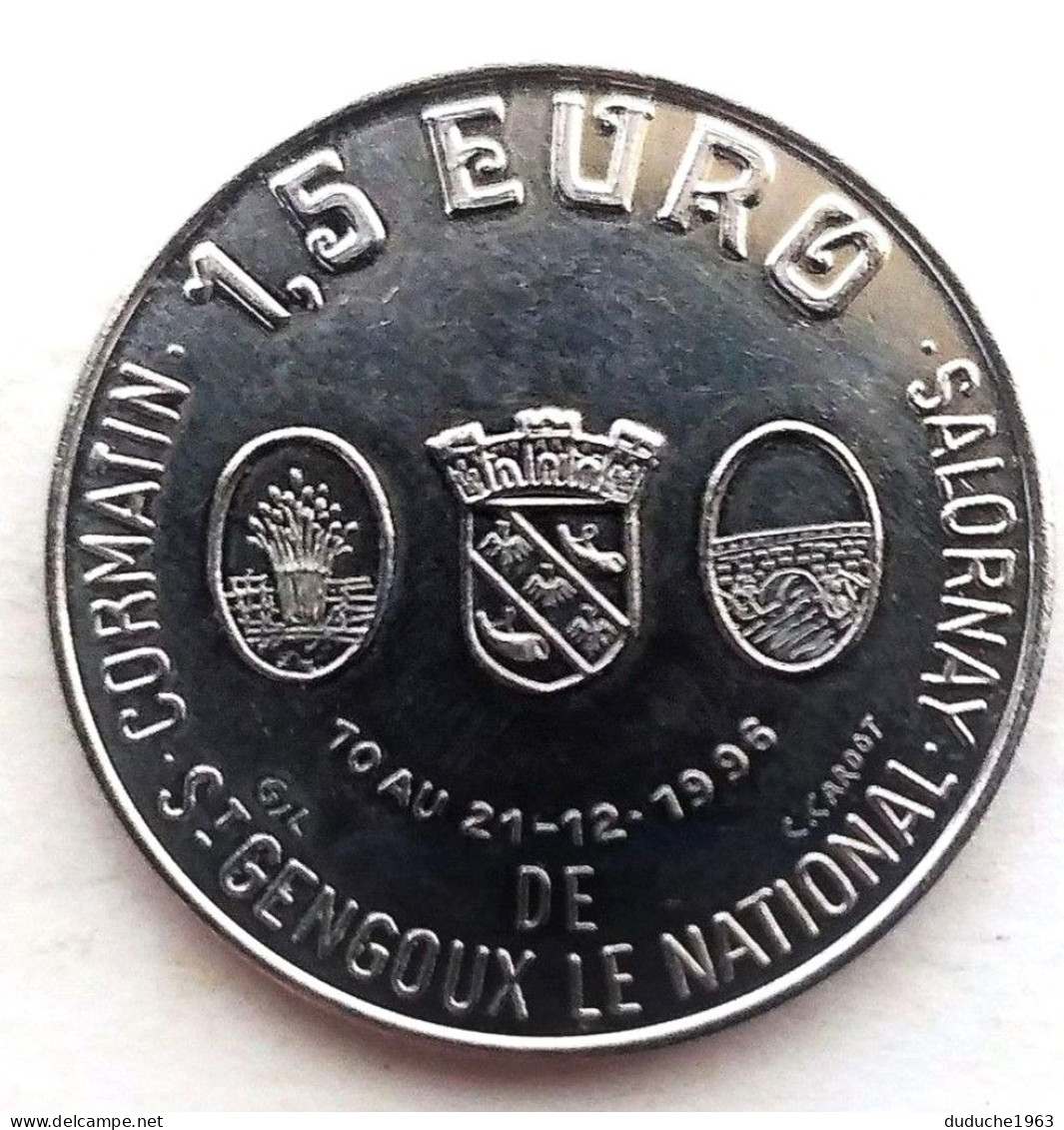 Euro Des Villes/Temporaire - Saint Gengoux - Cormatin - Salornay - 1,5 Euro 1996 - Euro Delle Città