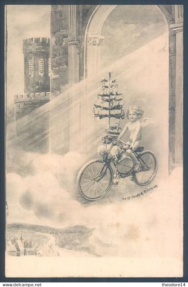 Charles Scolik Angelot Ange Vélo Sapin Tambour Noel - Scolik, Charles