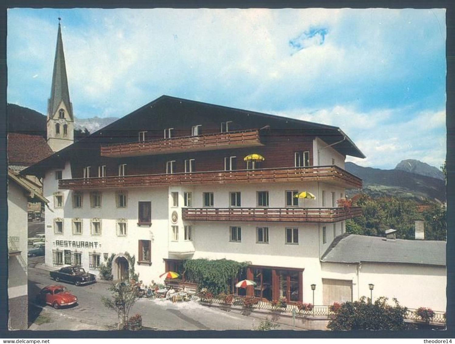 Lot Von 2 Postkarten IMST Tirol Hotel Stern Restaurant - Imst
