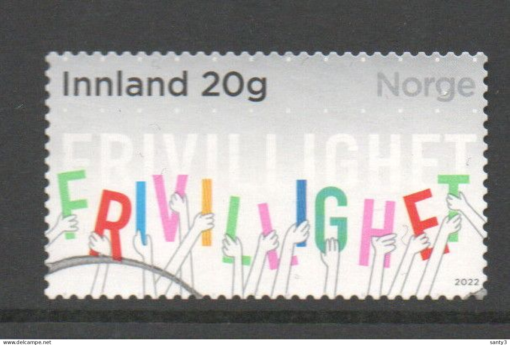 Noorwegen 2022 Yv 2025 Gestempeld - Used Stamps