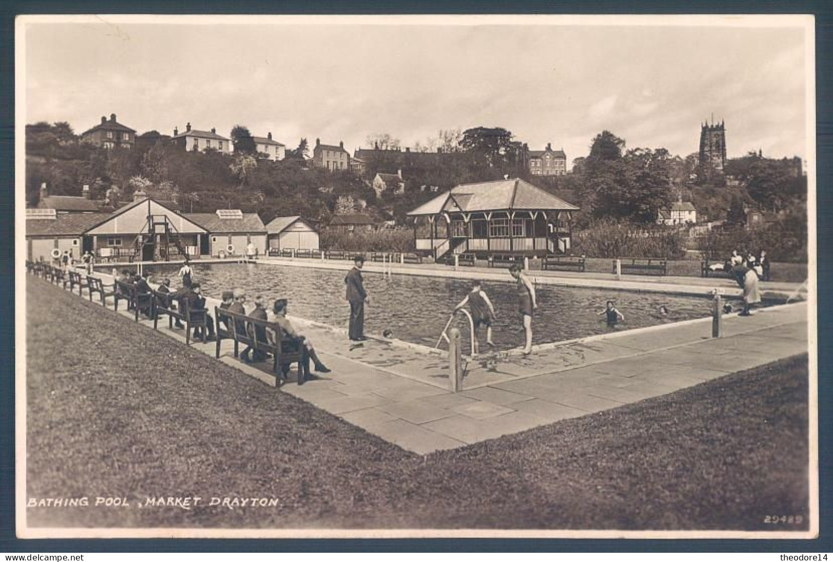 UK England Shropshire Bathing Pool  Market Drayton - Shropshire