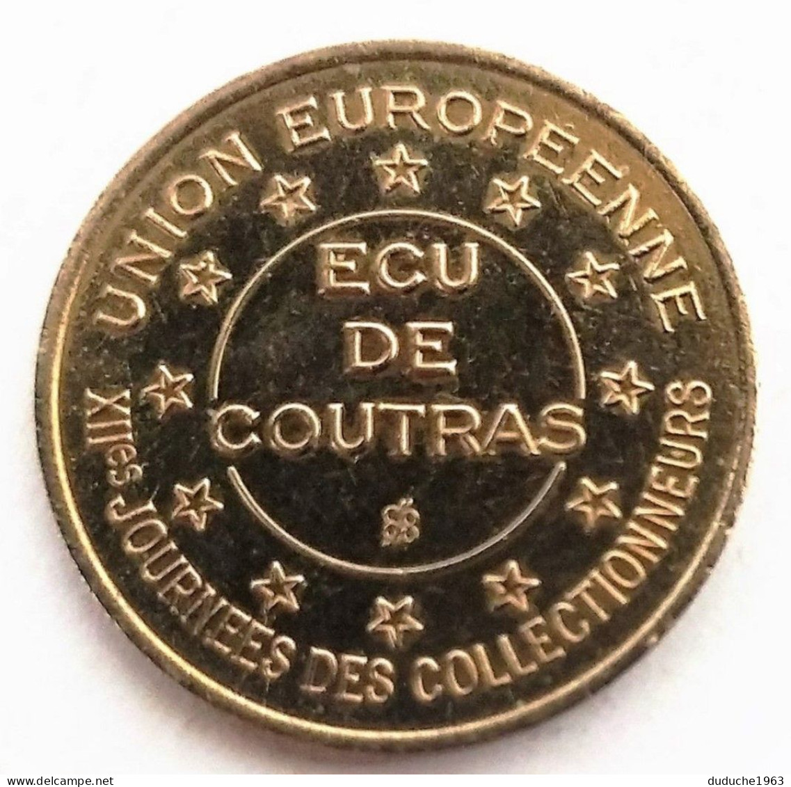 Euro Des Villes/Temporaire - Coutras - 1 écu 1994 - Euros Des Villes