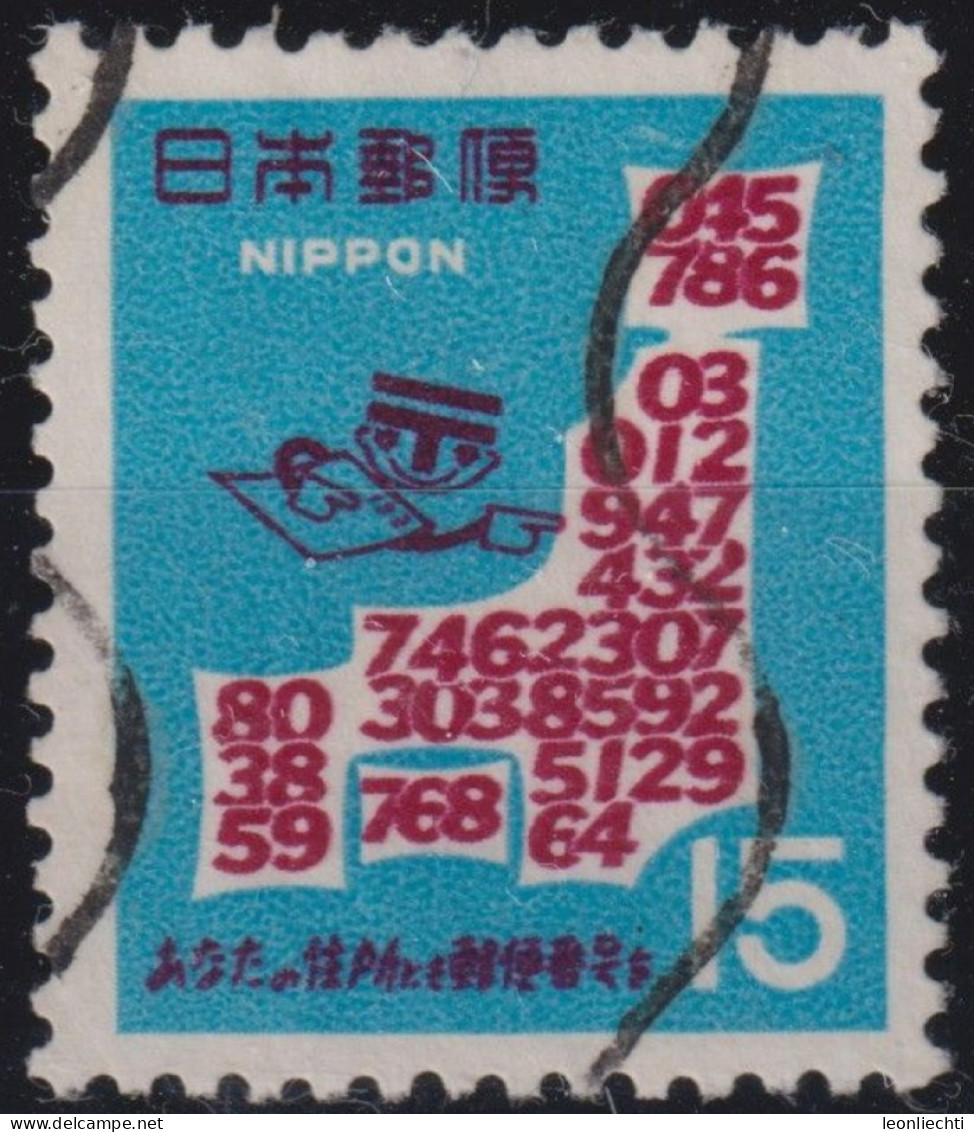 1968 Japan-Nippon ° Mi:JP 1004A, Sn:JP 958, Yt:JP 908, Postal Code Type I - Oblitérés