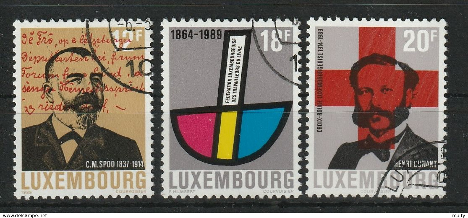 Luxemburg Y/T 1164 / 1166 (0) - Oblitérés