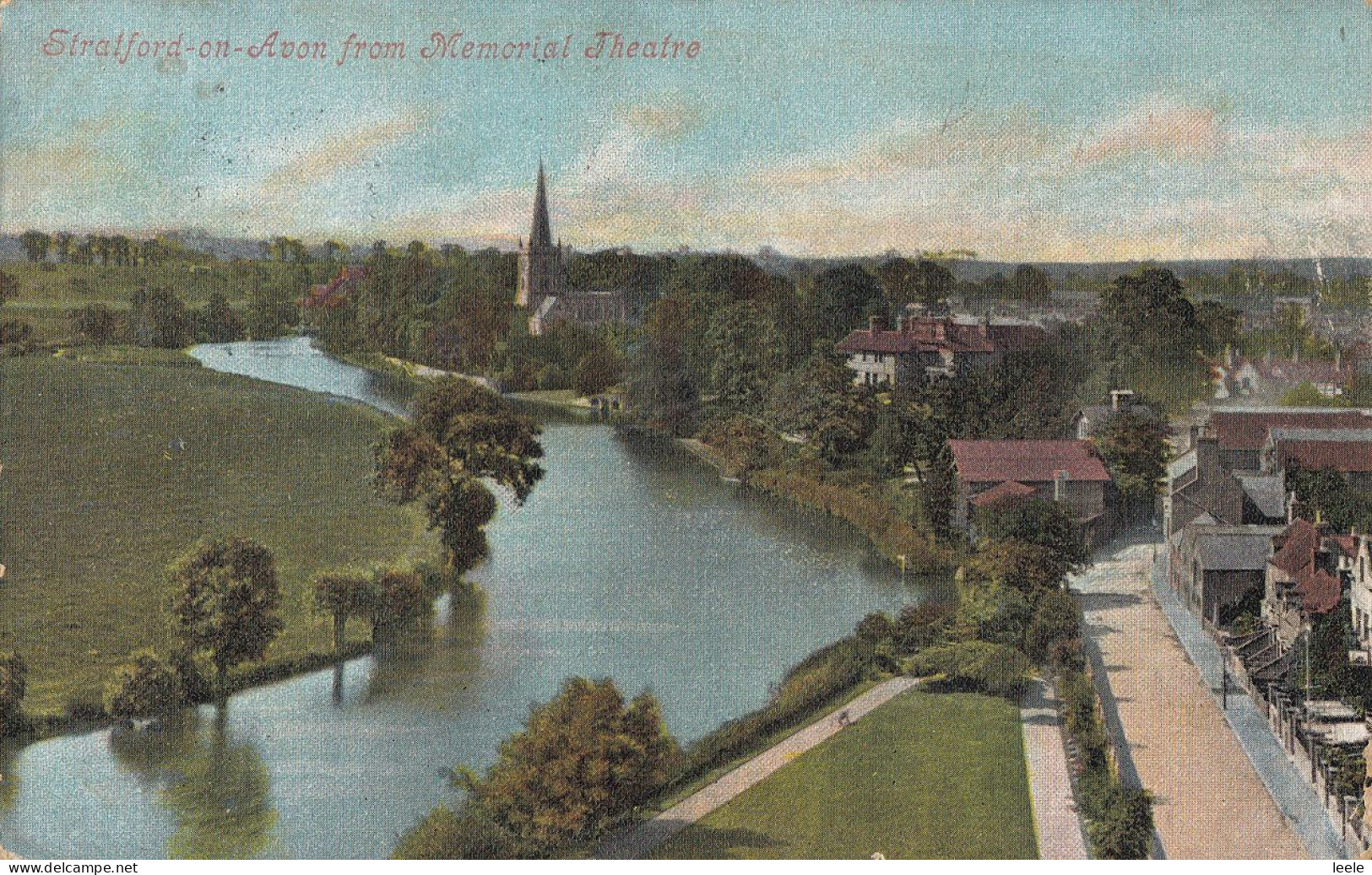 BJ30. Vintage Postcard. Stratford On Avon From Memorial Theatre. - Stratford Upon Avon
