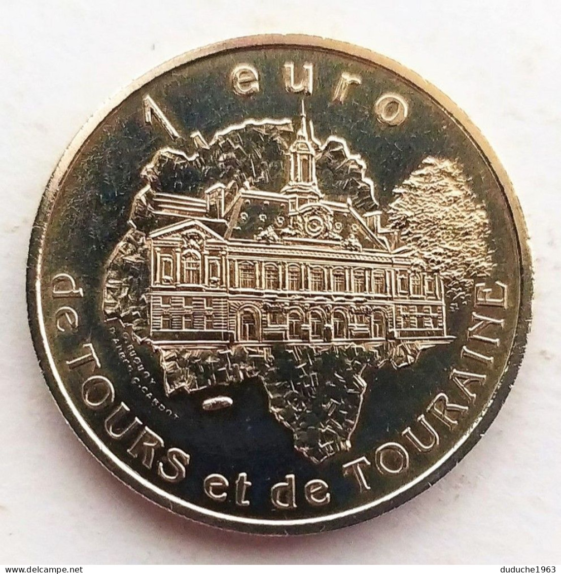 Euro Des Villes/Temporaire - Tours Et Touraine. Château Renault - 1 Euro 1997 - Euros Des Villes