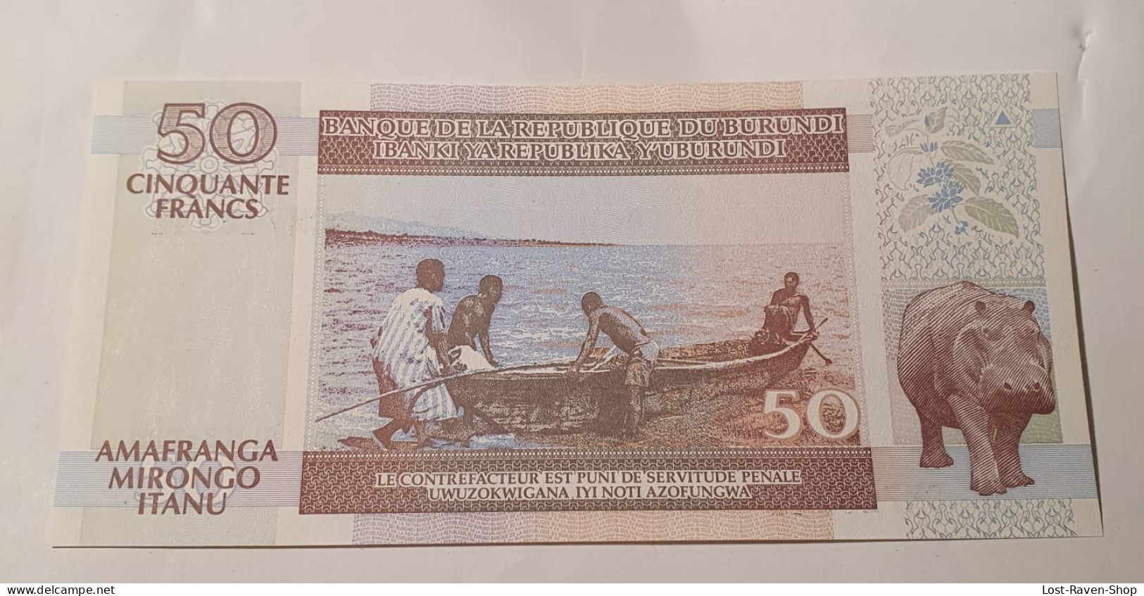 50 Francs - Burundi - Burundi