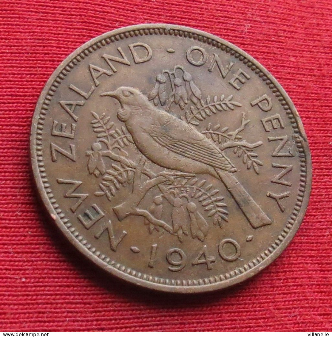 New Zealand 1 One Penny 1940 KM# 13 Lt 1136 *VT  Nova Zelandia Nuova Zelanda Nouvelle Zelande - Neuseeland