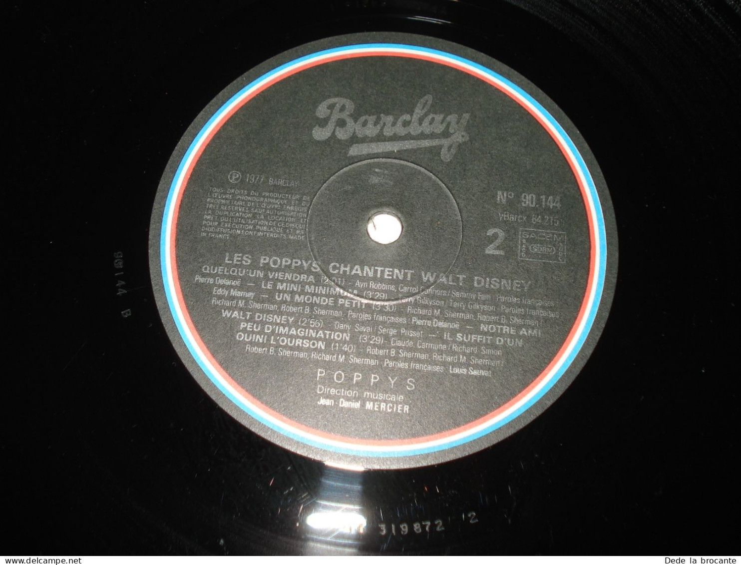 B13 / Les Poppys –  Chantent Walt Disney - LP - Barclay  90 144 - Fr 1977   M/EX - Kinderen