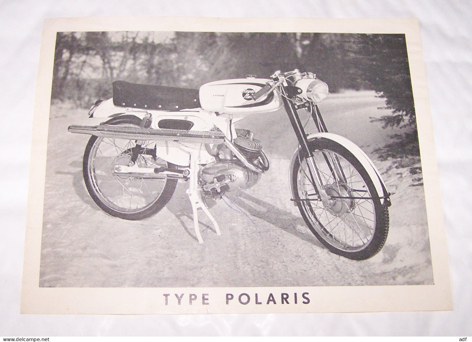 PUB PUBLICITE CYCLOMOTEUR CYCLO MOTEUR ROYAL NORD TYPE POLARIS - Motor Bikes