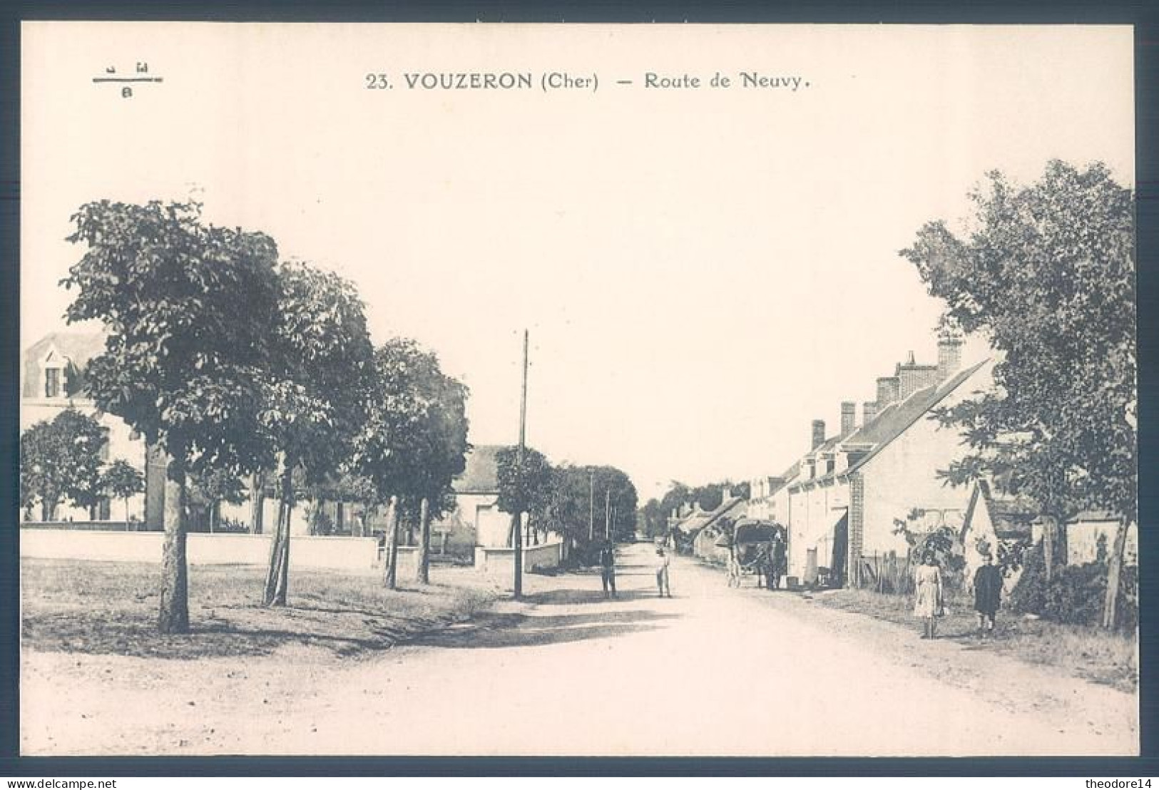 18 VOUZERON Cher Route De Neuvy - Vouzeron