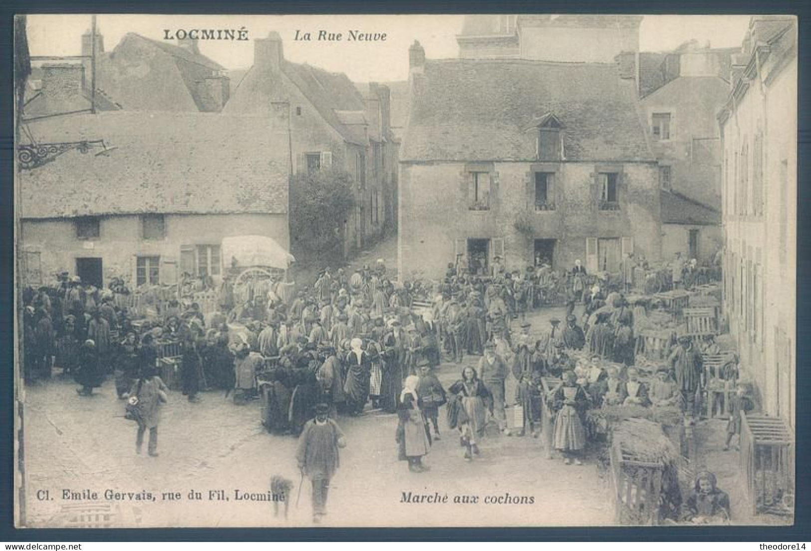 56 LOCMINE Marché Aux Cochons - Locmine