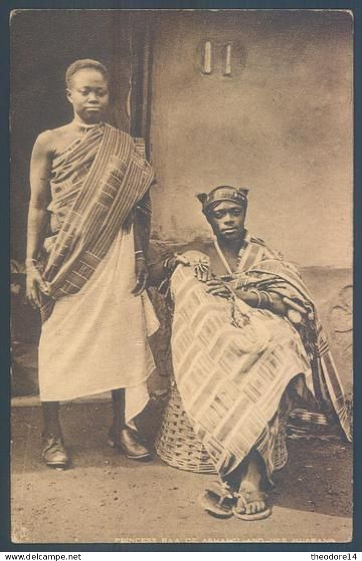 Ghana Gold Coast Princess BAA Of Ashanti And Her Husband Tuck - Ghana - Gold Coast