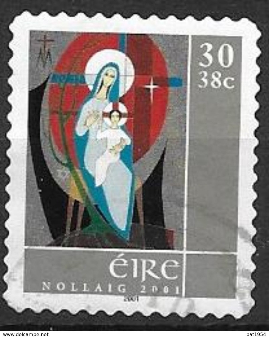 Irlande 2001 N° 1388 Oblitéré Noël Adhésif - Usati