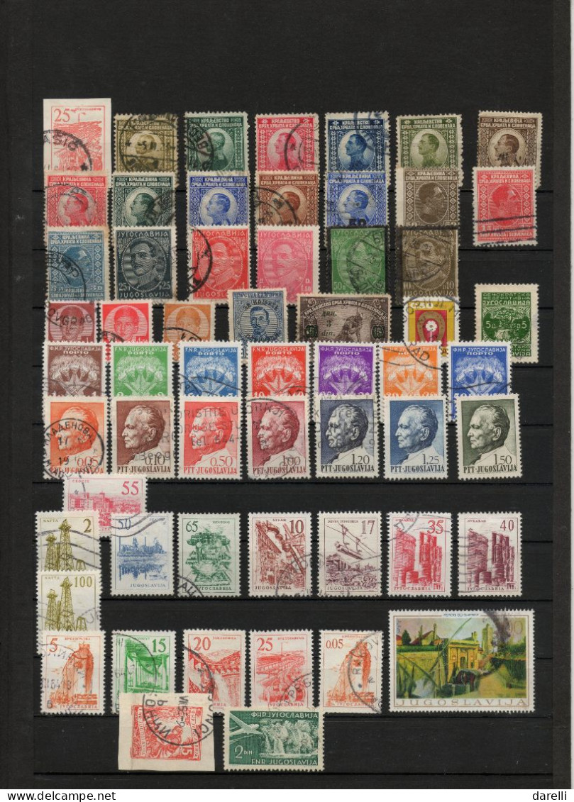 Yougoslavie - Lot De Timbres Oblitérés - Lots & Serien