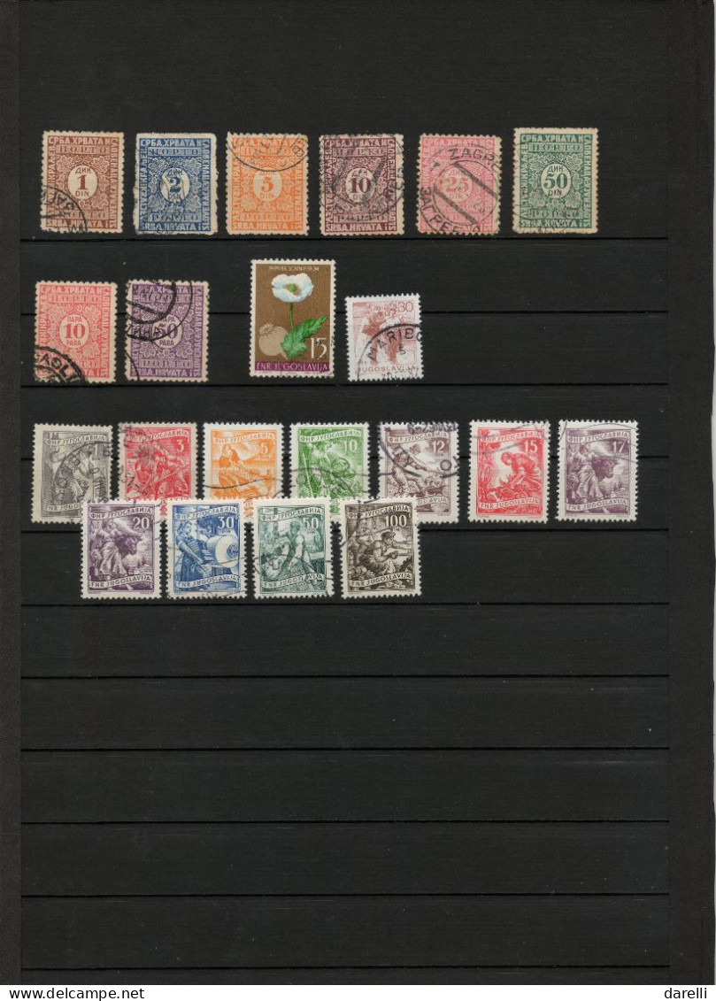 Yougoslavie - Lot De Timbres Oblitérés - Collections, Lots & Series