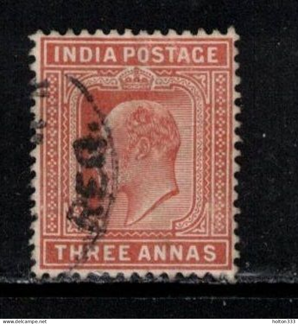 INDIA Scott # 65 Used - KEVII - Hinge Remnant - 1902-11 King Edward VII