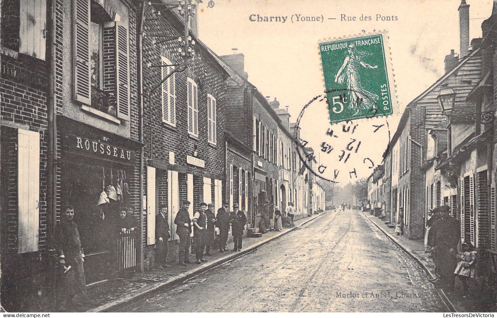FRANCE - Charny - Rue Des Ponts - Animé - Carte Postale Ancienne - Charny