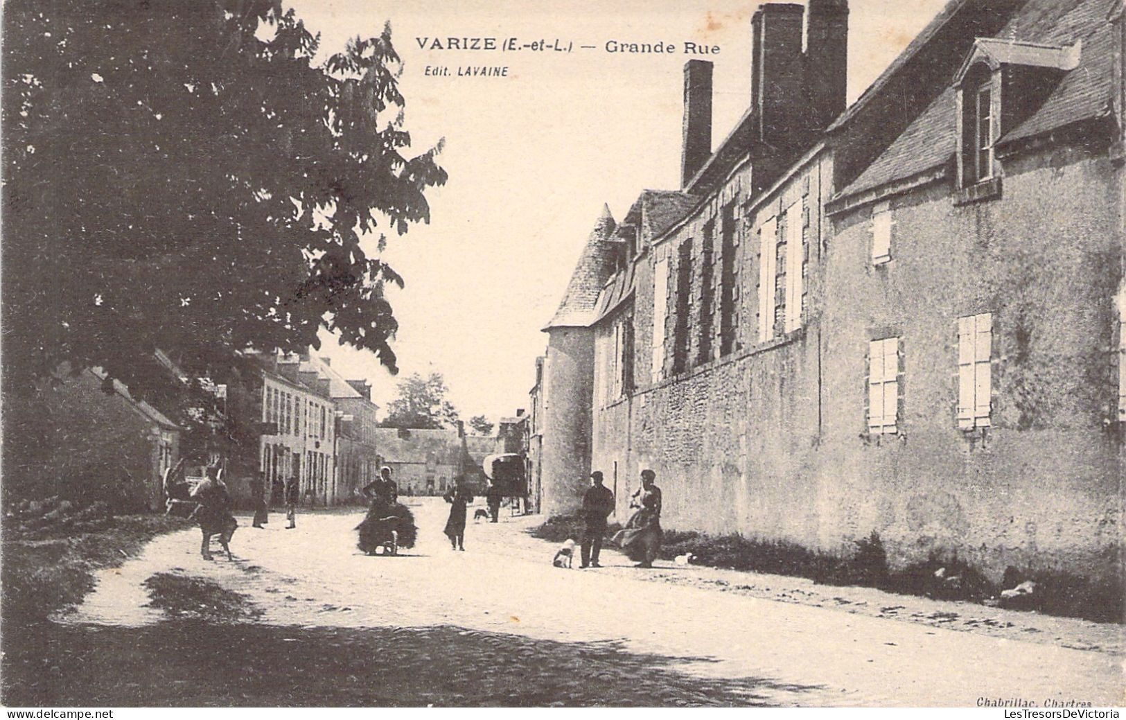 FRANCE - Varize - Grande Rue - Animé  - Carte Postale Ancienne - Sonstige & Ohne Zuordnung