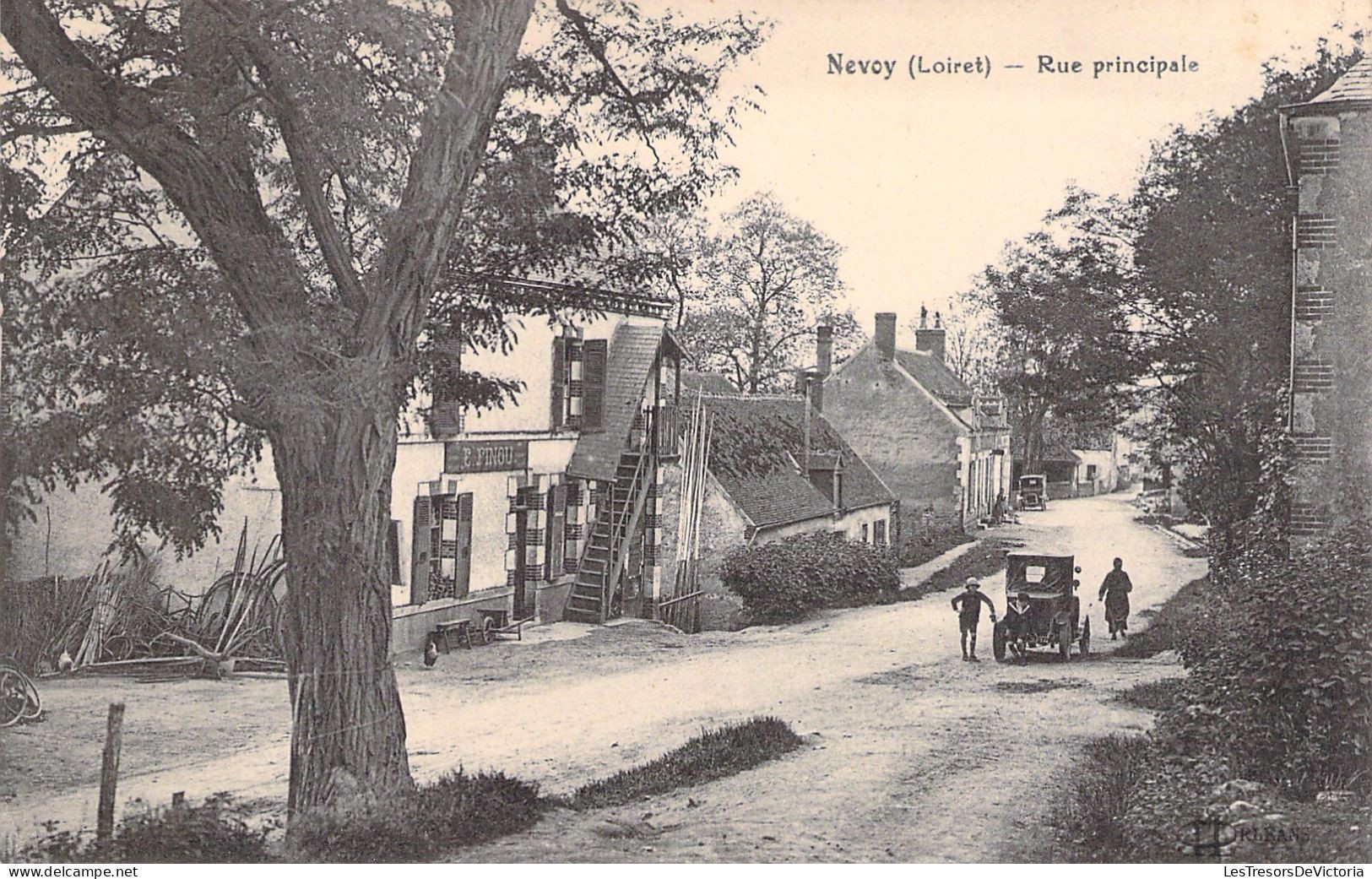 FRANCE - Nevoy - Rue Principale - Voiture Ancienne  - Carte Postale Ancienne - Autres & Non Classés