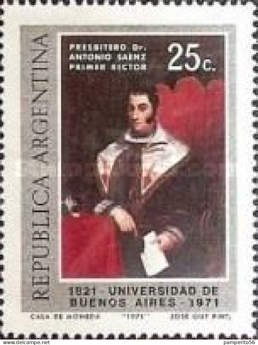 ARGENTINA - AÑO 1971 - 150º Aniversario De La Universidad De Buenos Aires. Cuadro De José Gutierrez - MNH - Ongebruikt