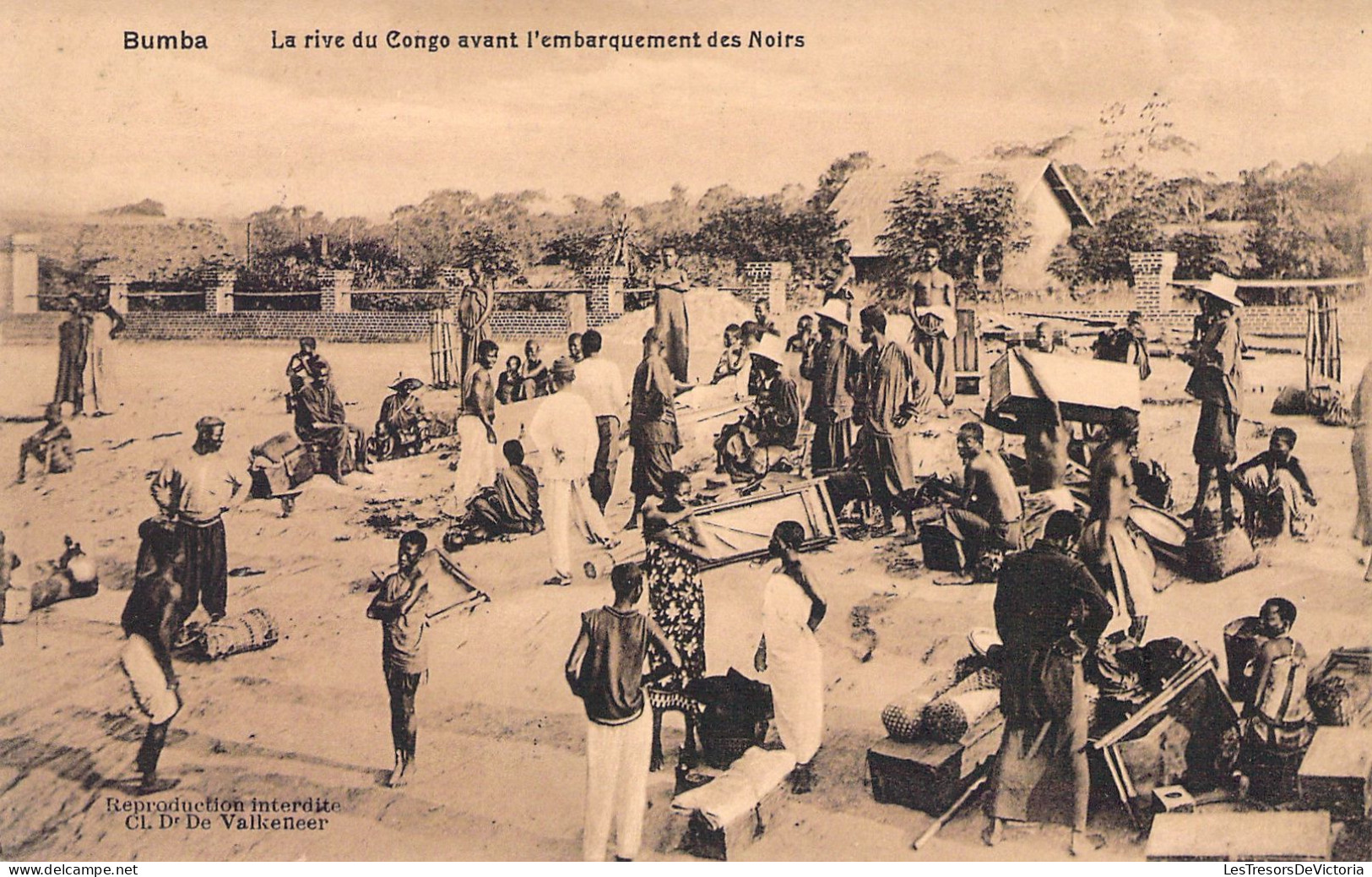 CONGO - Bumba - La Rive Du Congo Avant L'embarquement Des Noirs  - Carte Postale Ancienne - Altri & Non Classificati