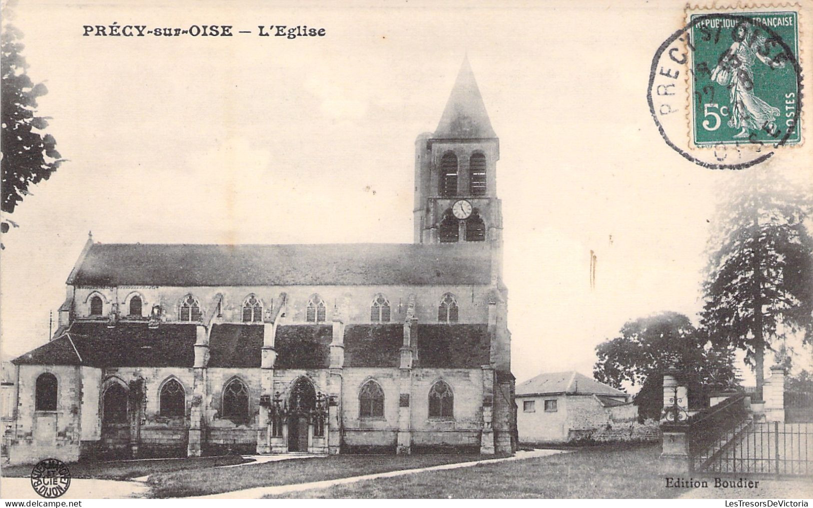 FRANCE - Precy Sur Oise - L'eglise - Carte Postale Ancienne - Précy-sur-Oise