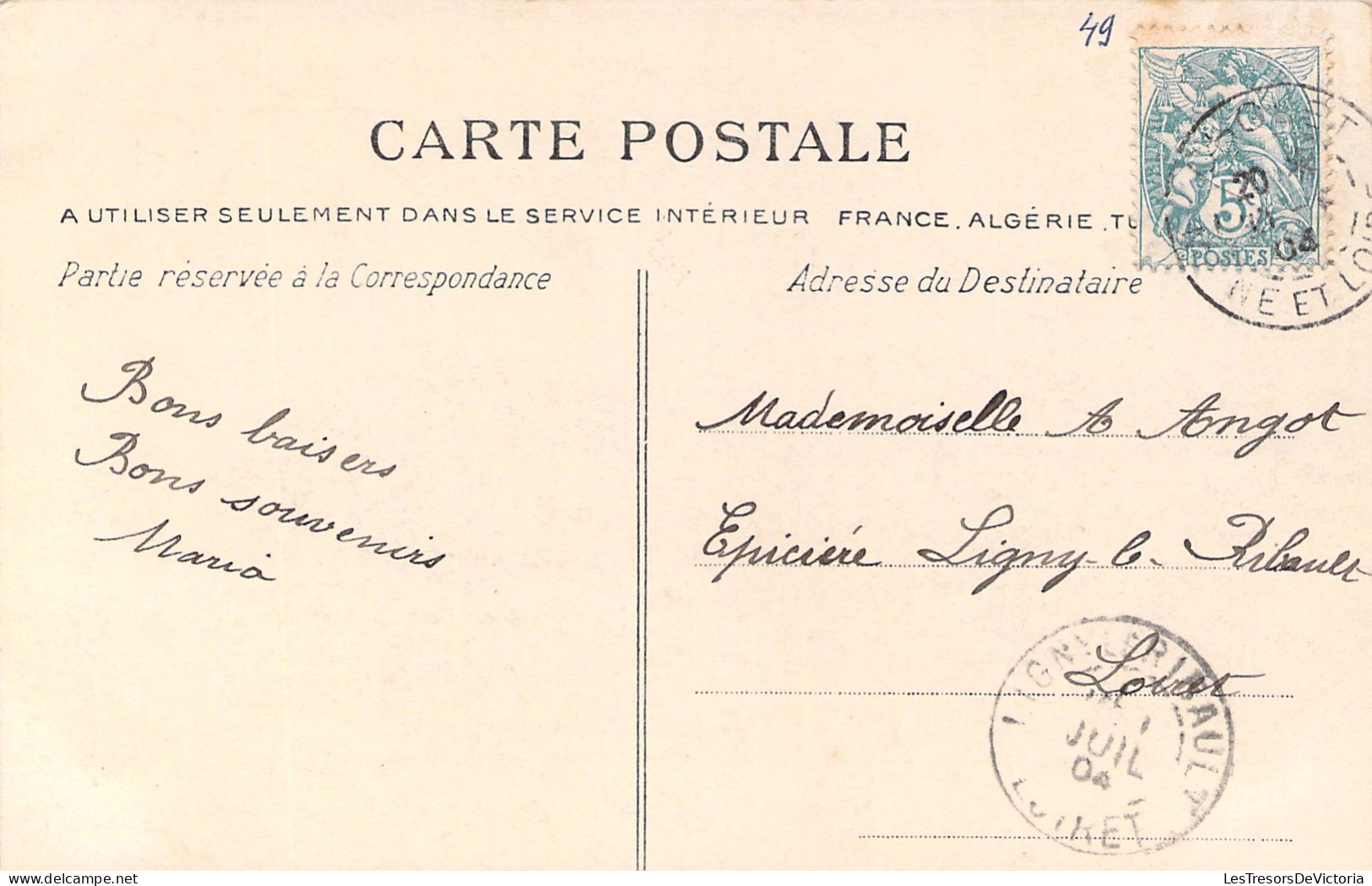 FRANCE - Cholet - Le Menhir Du Jardin Public - Animé - Carte Postale Ancienne - Cholet