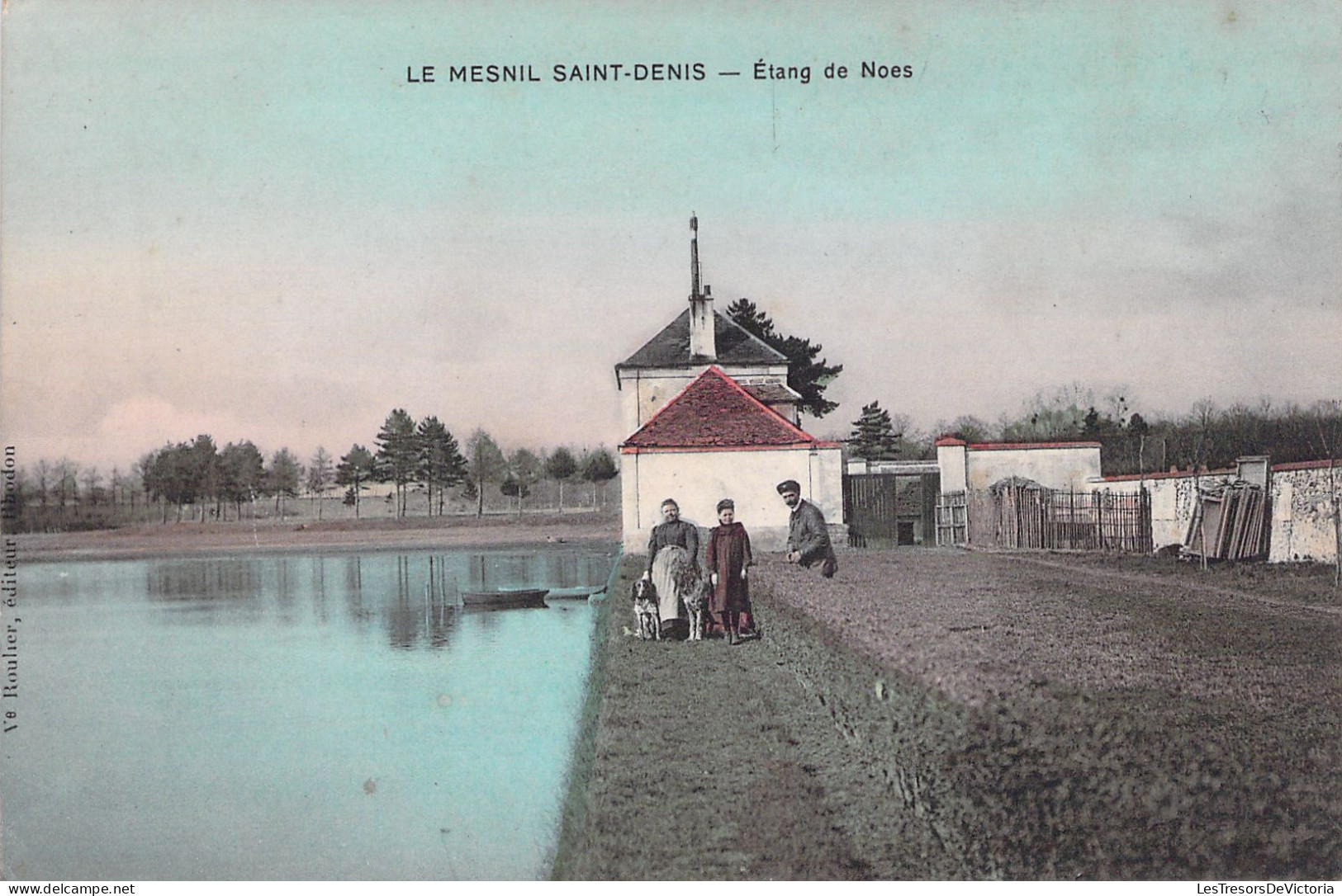 FRANCE - Le Mesnil Saint Denis - Etang De Noes - Animé Et Colorisé - Carte Postale Ancienne - Le Mesnil Saint Denis