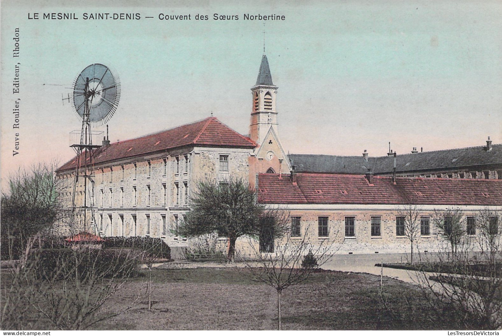 FRANCE - Le Mesnil Saint Denis - Couvent Des Soeurs Nobertine - Colorisé - Carte Postale Ancienne - Le Mesnil Saint Denis