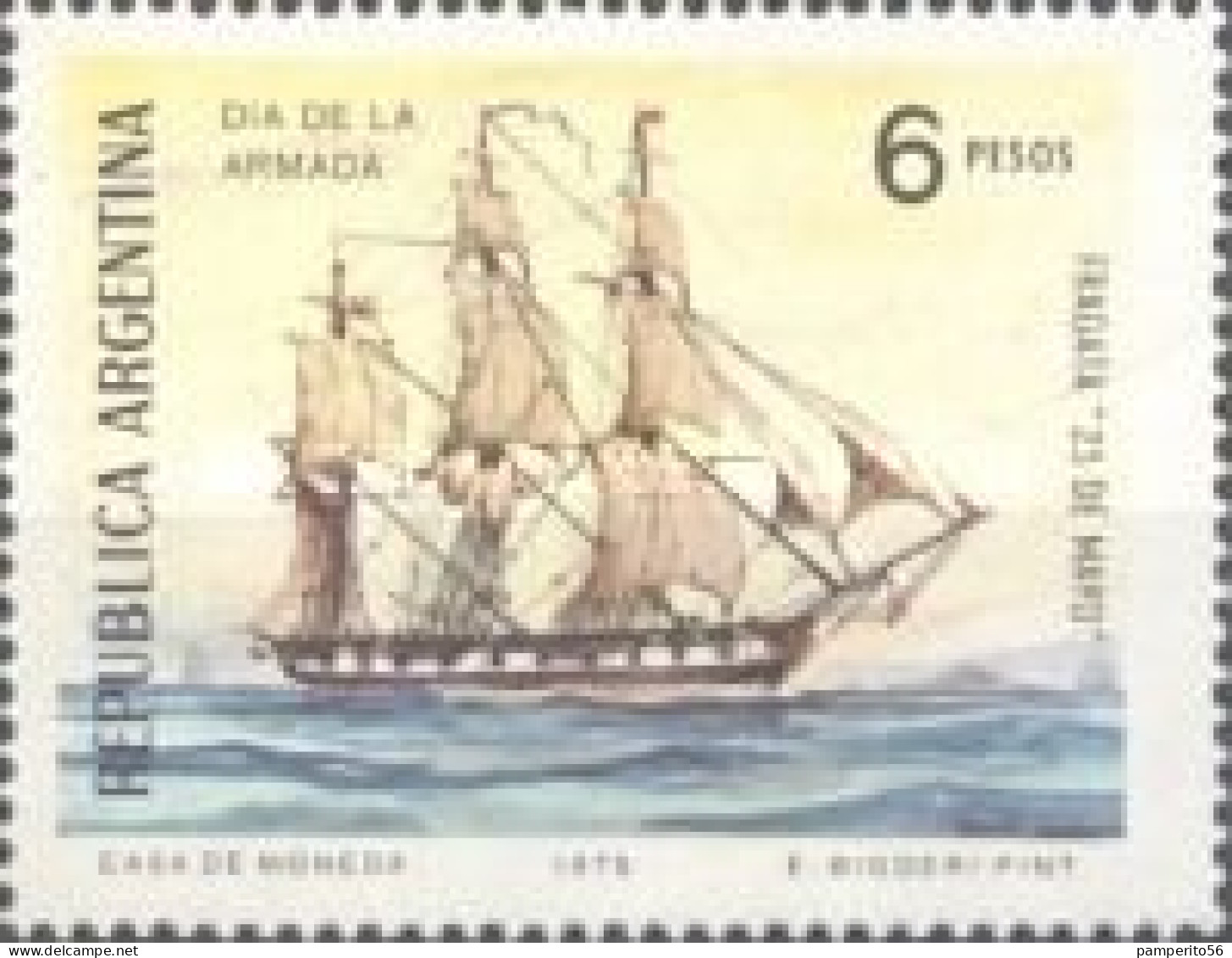 ARGENTINA - AÑO 1975 - Día De La Marina Mercante. - MNH - Nuevos